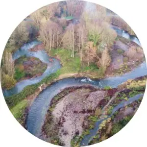 vue aerienne sous-bassin de l'échez