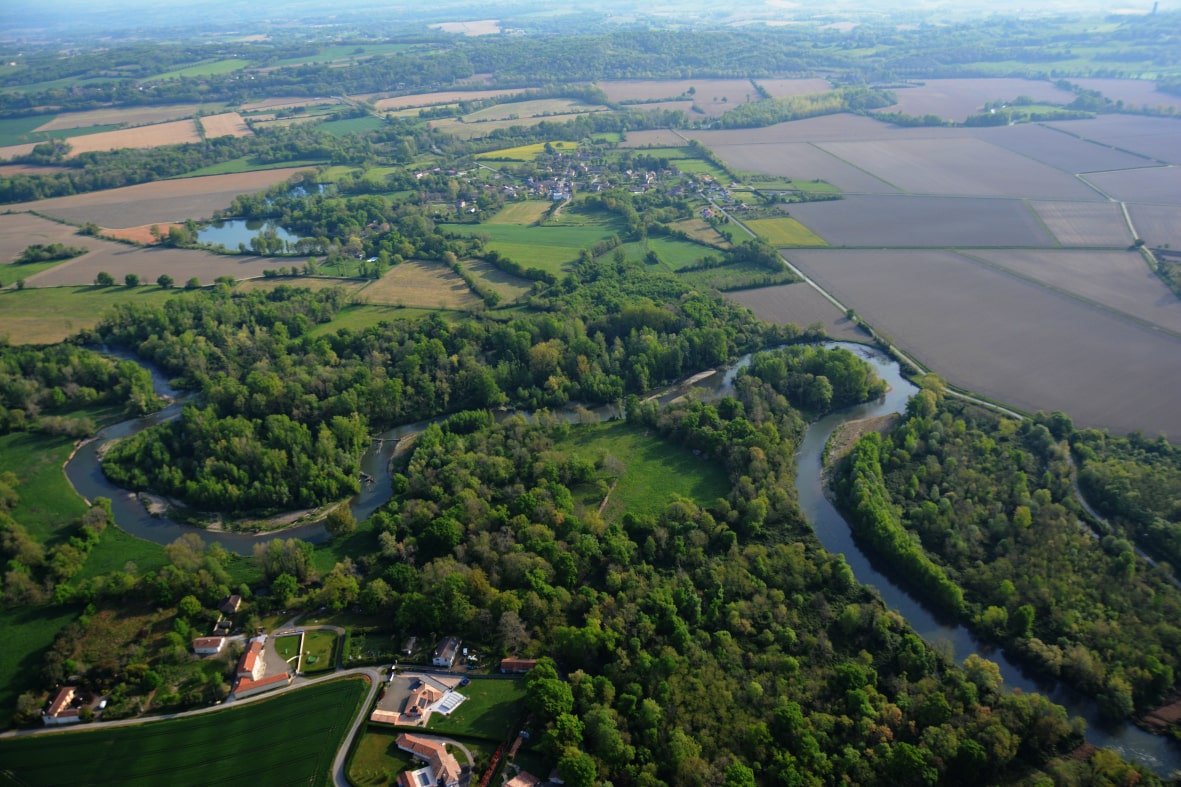 L'Adour les méandres à Izotges