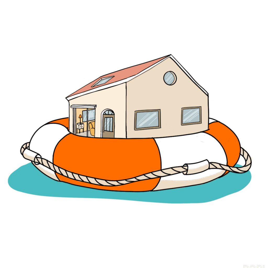 La maison qui flotte